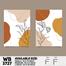 DDecorator Flower And Leaf ArtWork Wall Decor image