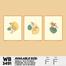 DDecorator Flower And Leaf ArtWork (Set of 3) Wall Board And Wall Canvas image