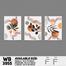 DDecorator Flower And Leaf ArtWork Wall Decor image