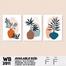 DDecorator Flower And Leaf ArtWork Wall Decor image