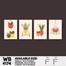 DDecorator Flower And Leaf With Vase (Set of 4) Wall Board And Wall Canvas image