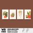 DDecorator Flower And Leaf With Vase (Set of 4) Wall Board And Wall Canvas image