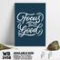 DDecorator Focus On The Good - Motivational Wall Board and Wall Canvas image