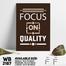DDecorator Focus on Qualtiy - Motivational Wall Board and Wall Canvas image