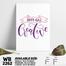 DDecorator Get Creative - Motivational Wall Board and Wall Canvas image