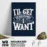 DDecorator Get Everything You Want - Motivational Wall Board And Wall Canvas image
