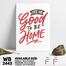 DDecorator Good To Be Home - Motivational Wall Board and Wall Canvas image