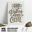 DDecorator Good Vibe Good Coffee - Motivational Wall Board and Wall Canvas image