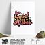 DDecorator Good Vibes - Motivational Wall Board and Wall Canvas image