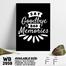 DDecorator Goodbye To Bad Mamories - Motivational Wall Board and Wall Canvas image