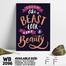 DDecorator Gym - Beauty - Motivational Wall Board and Wall Canvas image