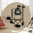DDecorator Hamster Wheel Switch Socket Wall Sticker image