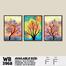 DDecorator Hand Painting Art (Set of 3) Wall Board And Wall Canvas image