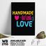 DDecorator Handmade With Love - Motivational Wall Board and Wall Canvas image