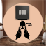 DDecorator Hanging Bat Switch Socket Wall Sticker image