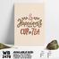 DDecorator Happiness Is a Cup Of Tea - Motivational Wall Board and Wall Canvas image