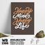 DDecorator Happy Mind Happy Life - Motivational Wall Board and Wall Canvas image
