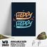 DDecorator Happy Mind Happy Life - Motivational Wall Board And Wall Canvas image