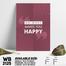 DDecorator Happy - Motivational Wall Board and Wall Canvas image