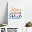 DDecorator Home Sweet Home - Motivational Wall Board and Wall Canvas image