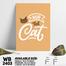DDecorator Hug The Cat - Motivational Wall Board and Wall Canvas image