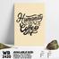 DDecorator Humanity Coffee - Motivational Wall Board And Wall Canvas image