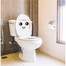 DDecorator Innocent Face Vinyl Decals Removable Sticker for Washroom image