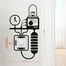 DDecorator Innovative Energy System Switch Socket Wall Sticker image