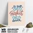 DDecorator It'll Never Be Perfect - Motivational Wall Board And Wall Canvas image