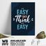 DDecorator It's Not Easy - Motivational Wall Board And Wall Canvas image