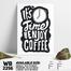 DDecorator It's Time For Coffee - Motivational Wall Board and Wall Canvas image