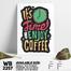 DDecorator It's Time For Coffee - Motivational Wall Board and Wall Canvas image