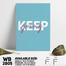 DDecorator Keep Going On - Motivational Wall Board and Wall Canvas image