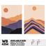 DDecorator Landscape And Horizon Design (Set of 2) Wall Board And Wall Canvas image