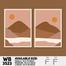 DDecorator Landscape Horizon Art (Set of 2) Wall Board And Wall Canvas image