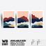 DDecorator Landscape Horizon Art (Set of 3) Wall Board And Wall Canvas image