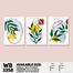DDecorator Leaf ArtWork (Set of 3) Wall Board And Wall Canvas image