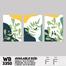 DDecorator Leaf ArtWork (Set of 3) Wall Board And Wall Canvas image