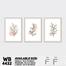 DDecorator Leaf With Abstract Art (Set of 3) Wall Board And Wall Canvas image