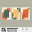 DDecorator Leaf With Abstract Art (Set of 3) Wall Board And Wall Canvas image
