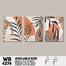 DDecorator Leaf With Abstract Art (Set of 3) Wall Board And Wall Canvas image