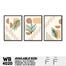 DDecorator Leaf With Abstract Art (Set of 3) Wall Board And Wall Canvas image