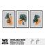 DDecorator Leaf With Abstract Art (Set of 3) Wall Board And Wall Canvas image