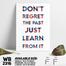 DDecorator Learn From The Past - Motivational Wall Board And Wall Canvas image