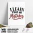 DDecorator Learn From Your Mistakes - Motivational Wall Board And Wall Canvas image