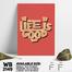 DDecorator Life Is Good - Motivational Wall Board and Wall Canvas image