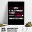 DDecorator Love Is Everything - Motivational Wall Board and Wall Canvas image