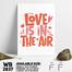 DDecorator Love Is In The Air - Motivational Wall Board and Wall Canvas image