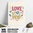 DDecorator Love Is Kind - Motivational Wall Board And Wall Canvas image