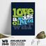 DDecorator Love Is War - Motivational Wall Board and Wall Canvas image